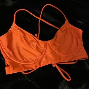 Amuse Society Burnt Red Bathing Suit Top Size S✨